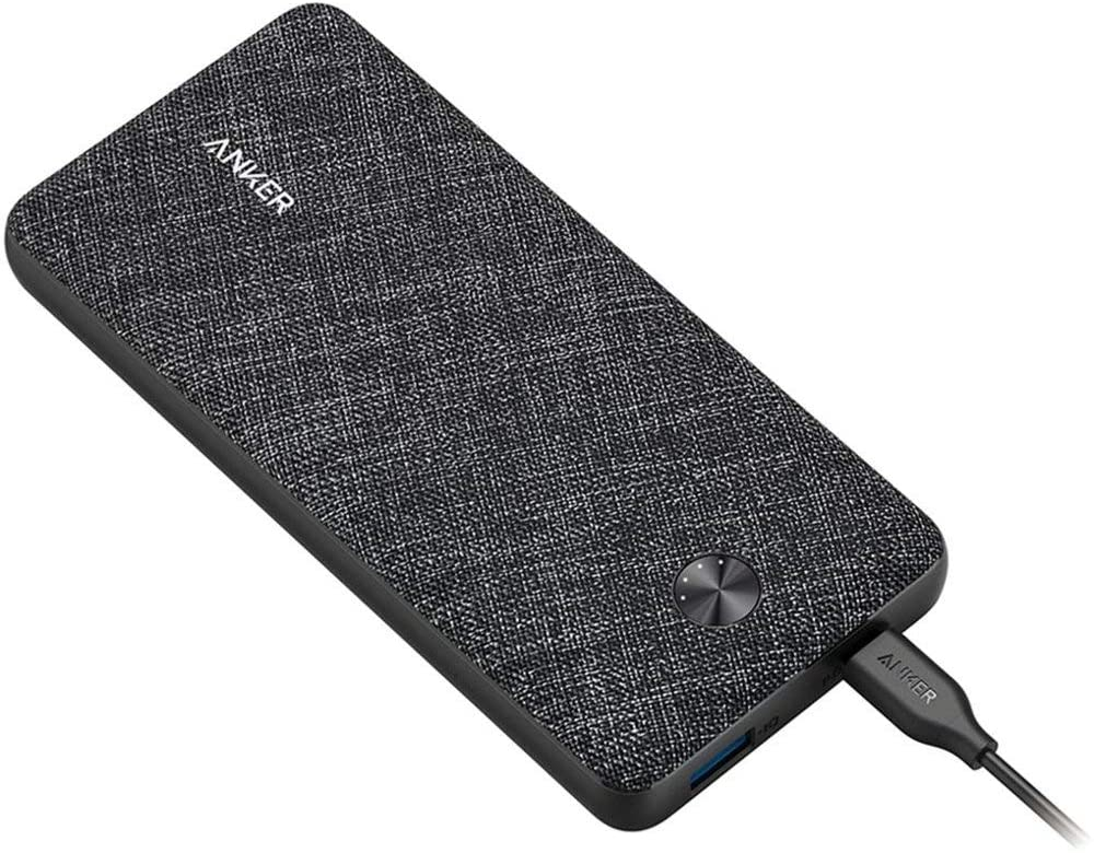 

Внешний аккумулятор Anker PowerCore 10000 mAh Slim PD Fabric Black