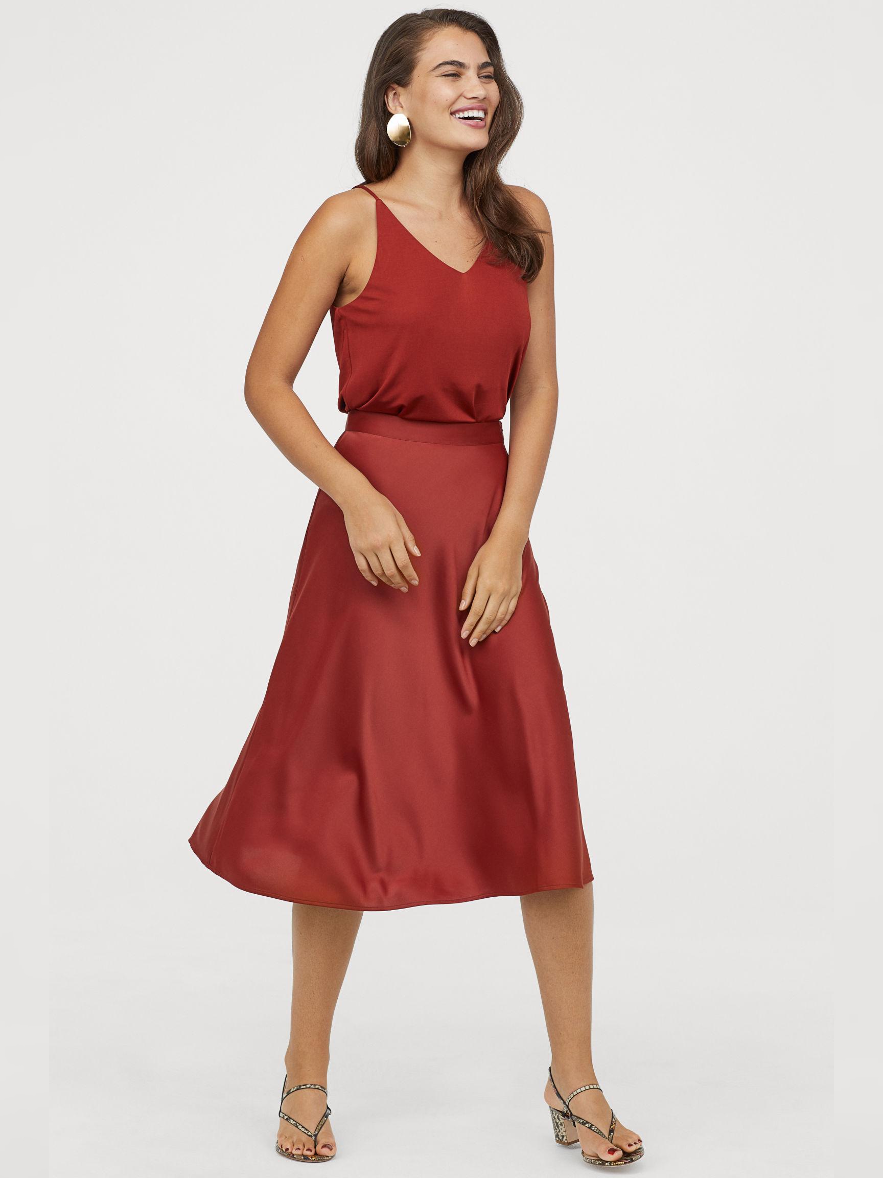 

Юбка H&M 7664950-ACVB 36 Кирпичная