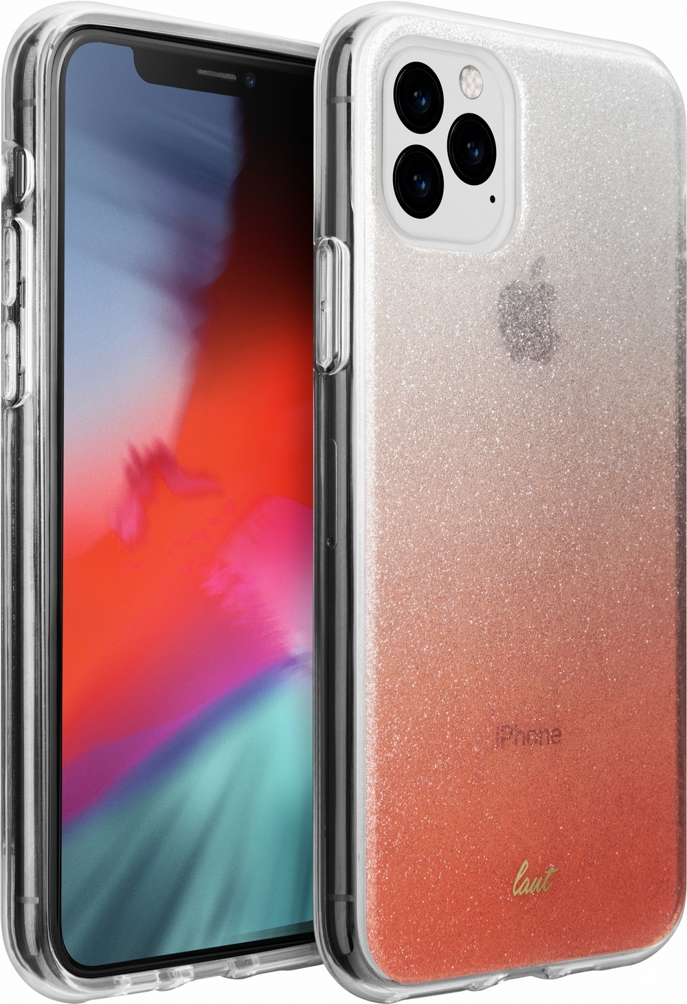 

Чехол Laut iPhone 11 Pro Max Ombre Sparkle Peach