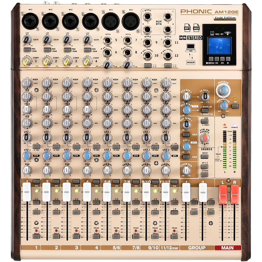 

Микшерный пульт Phonic AM12GE