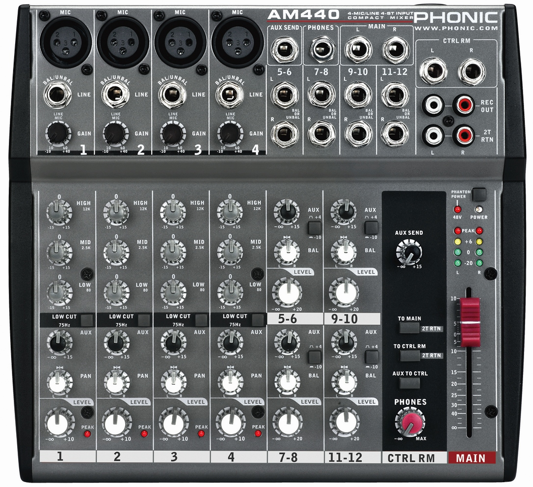 

Микшерный пульт Phonic AM 440