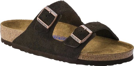 

Женские шлепанцы Birkenstock Arizona Suede with Soft Footbed Mocha Suede with Soft Footbed 35