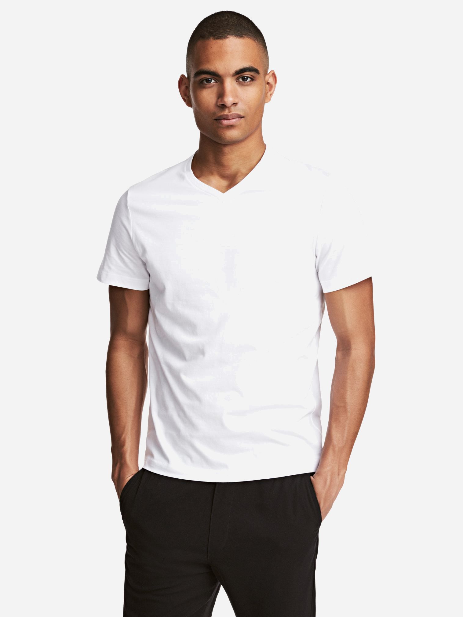

Футболка H&M 60219154 XXL Белая