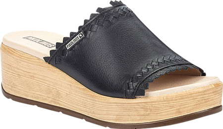 

Женские шлепанцы Pikolinos Costacabana Platform Wedge Slide W3X-1749BG Black Leather 40