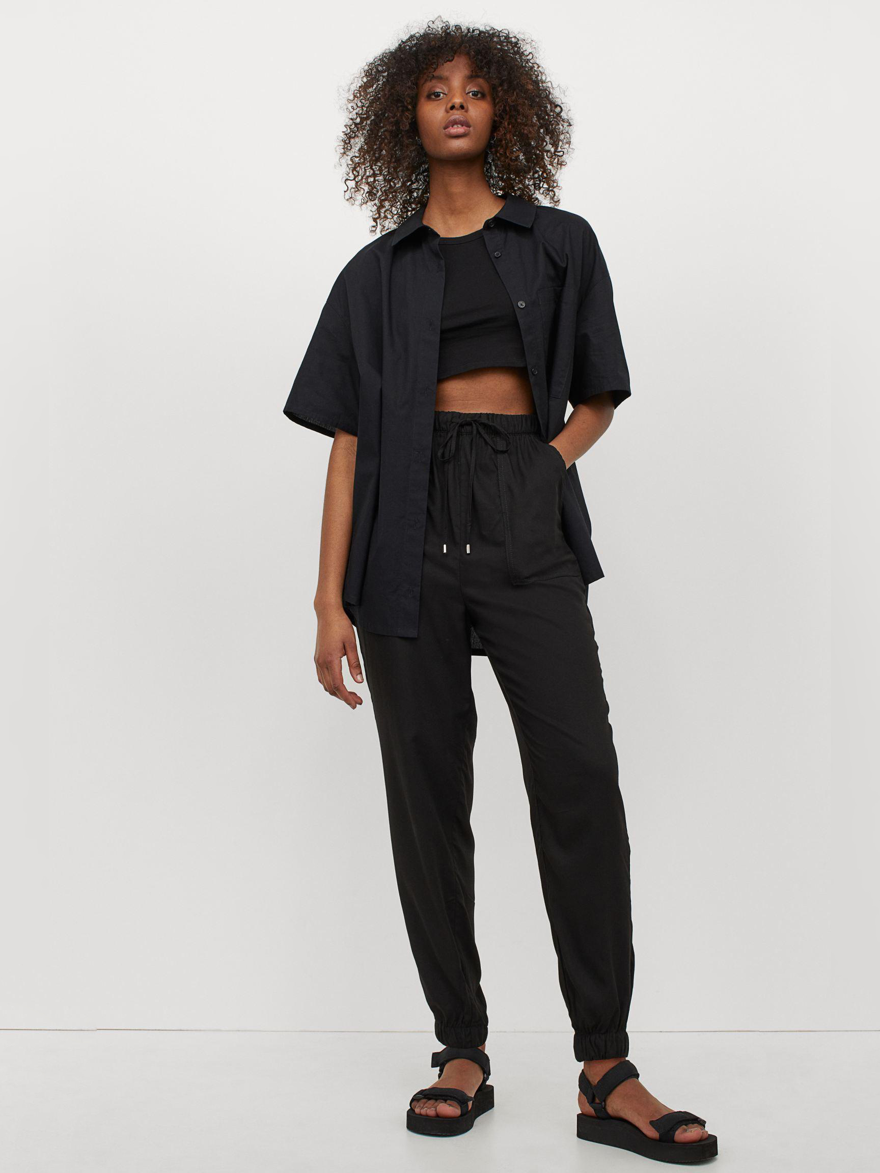

Брюки H&M 8276872-AAAD 46 Черные
