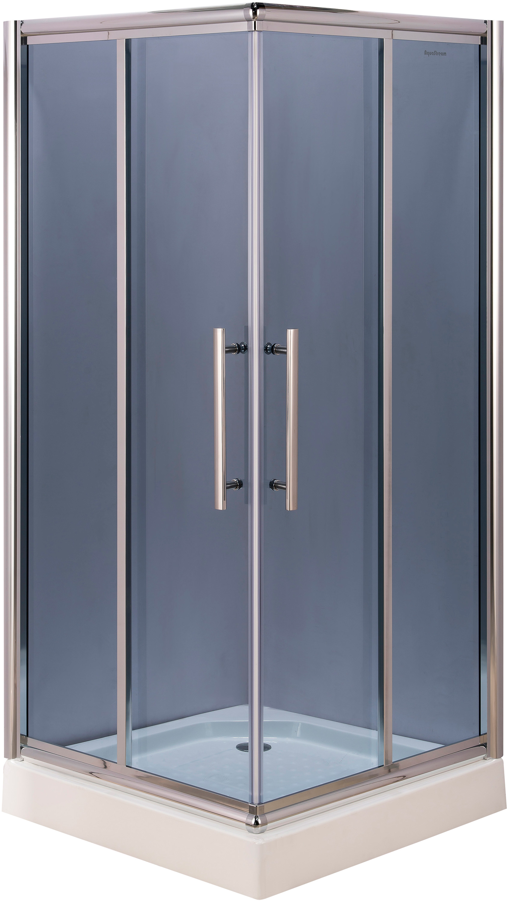 

Душевая кабина AQUASTREAM Premium 100 SLB с 2-мя раздвижными дверьми серая