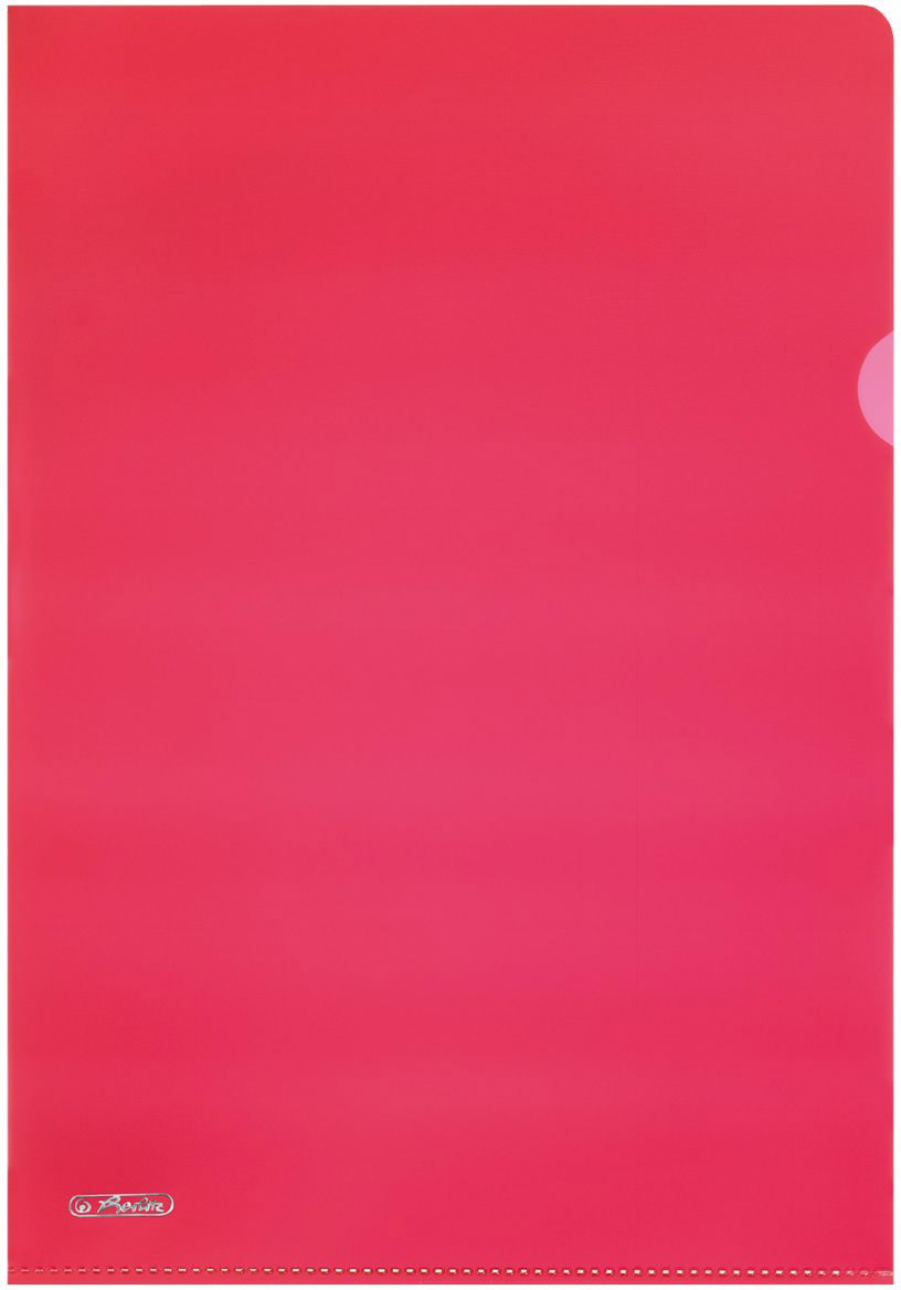 

Папки-уголки Herlitz А4 190 мкм красные 10 шт (50009091)