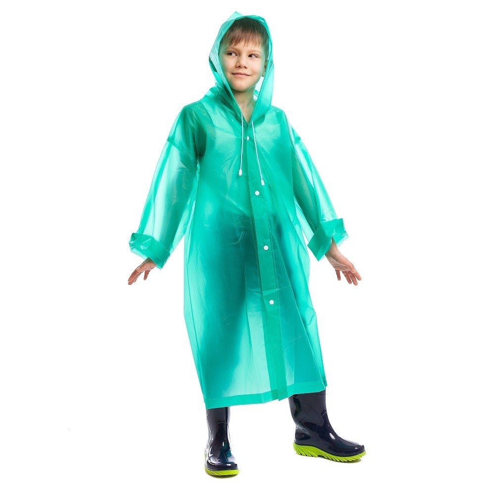 

Детский плащ-дождевик Eva Lightweight Raincoat на рост 120-160 см, желтый