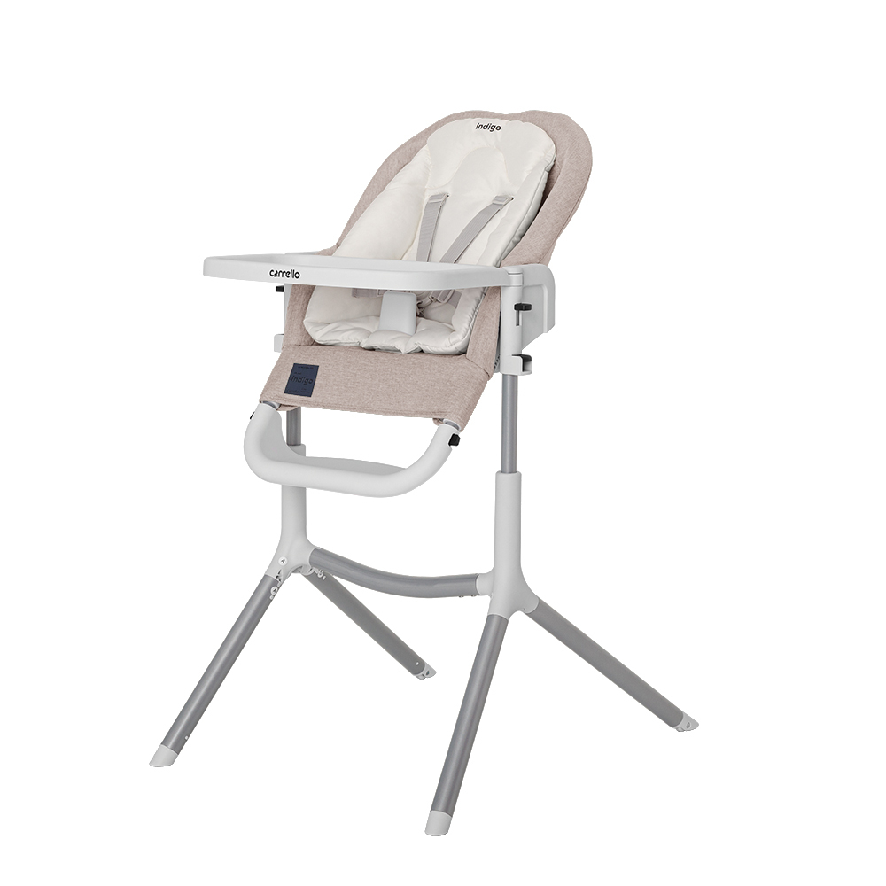 

Стульчик для кормления 2 в 1 CARRELLO Indigo CRL-8402 Sand Beige (CRL-8402)