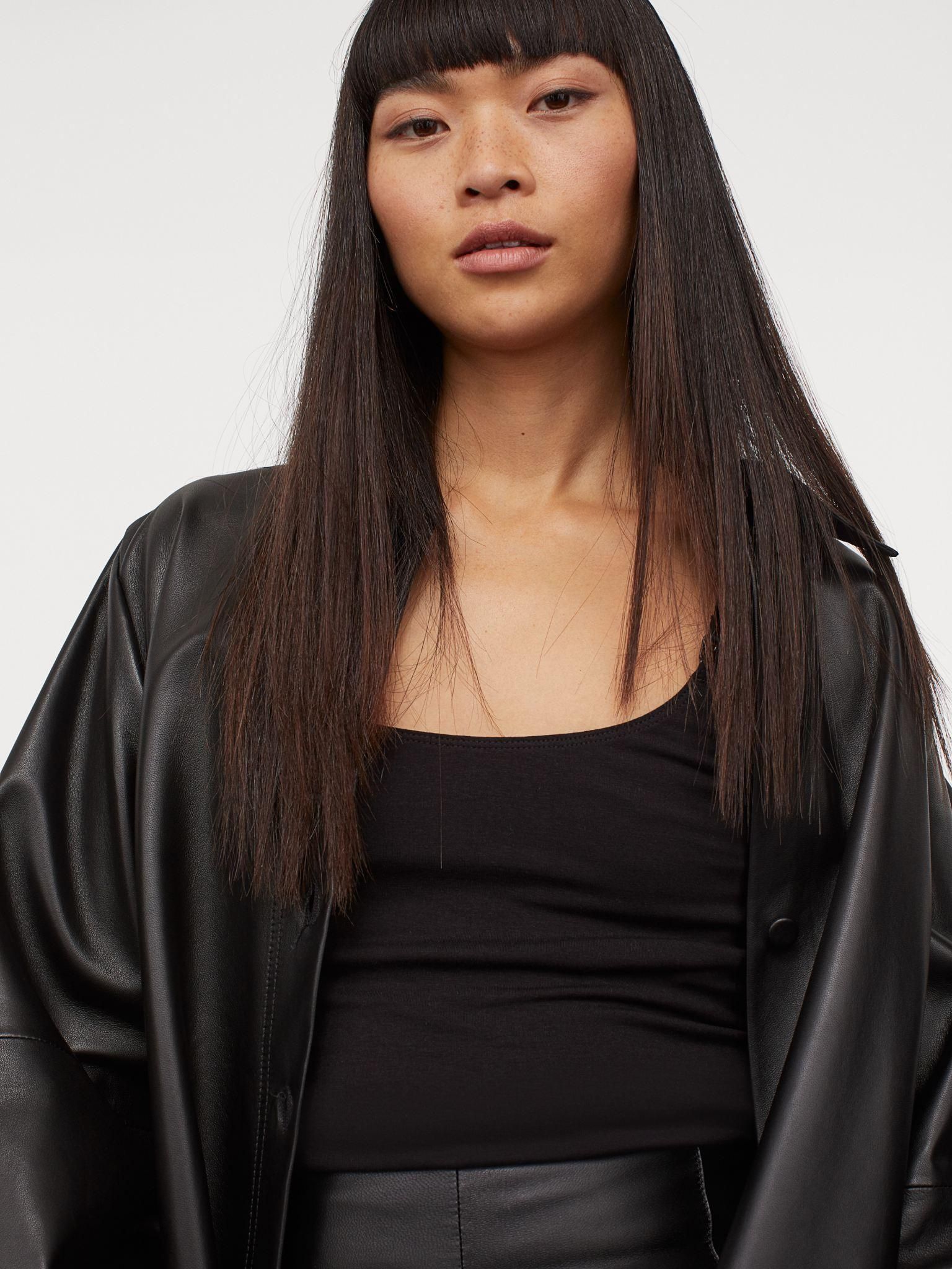 

Майка для кормящих мам H&M 5341641-AAAD L Черная