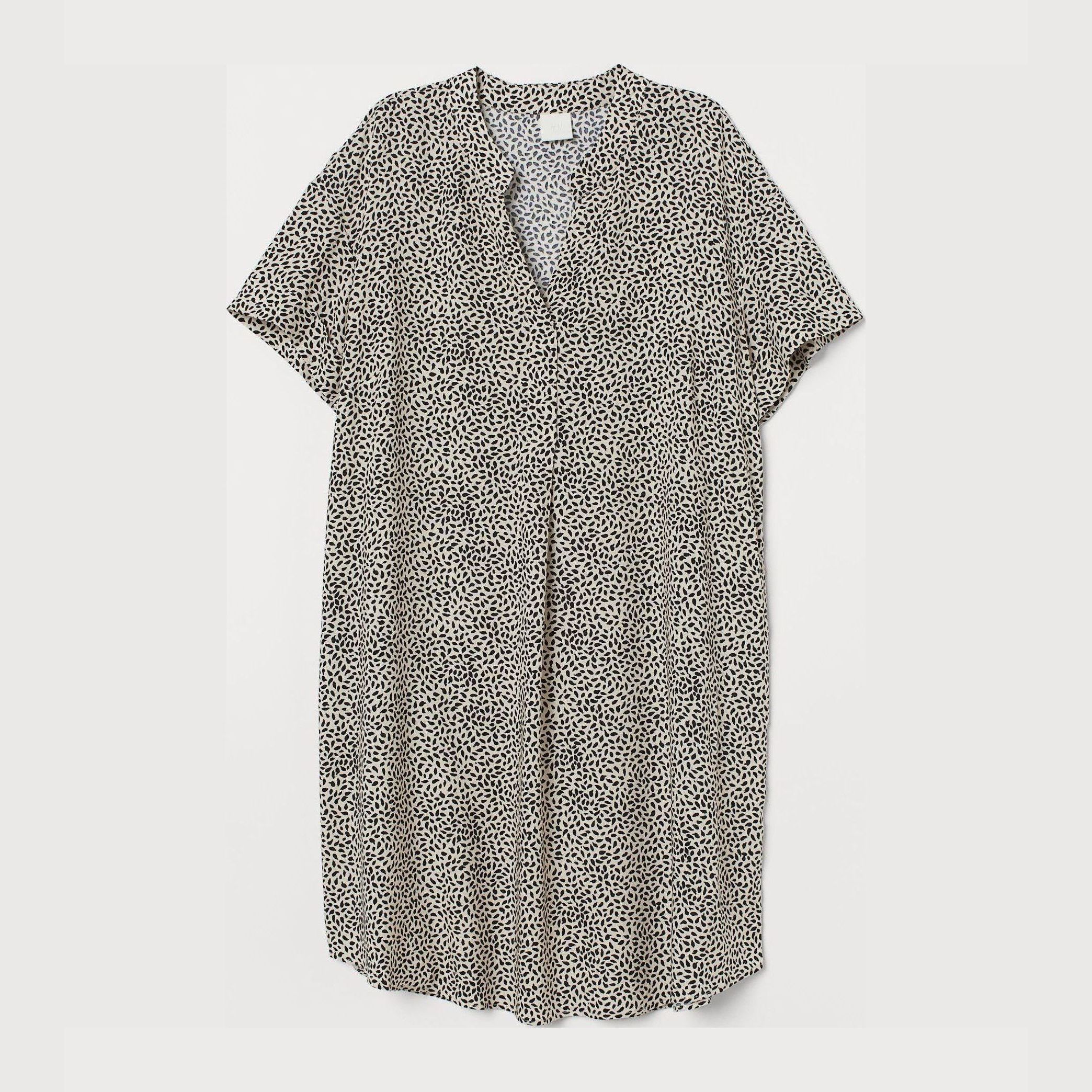 

Туника H&M 7454750-ADXR 38 Белая с черным