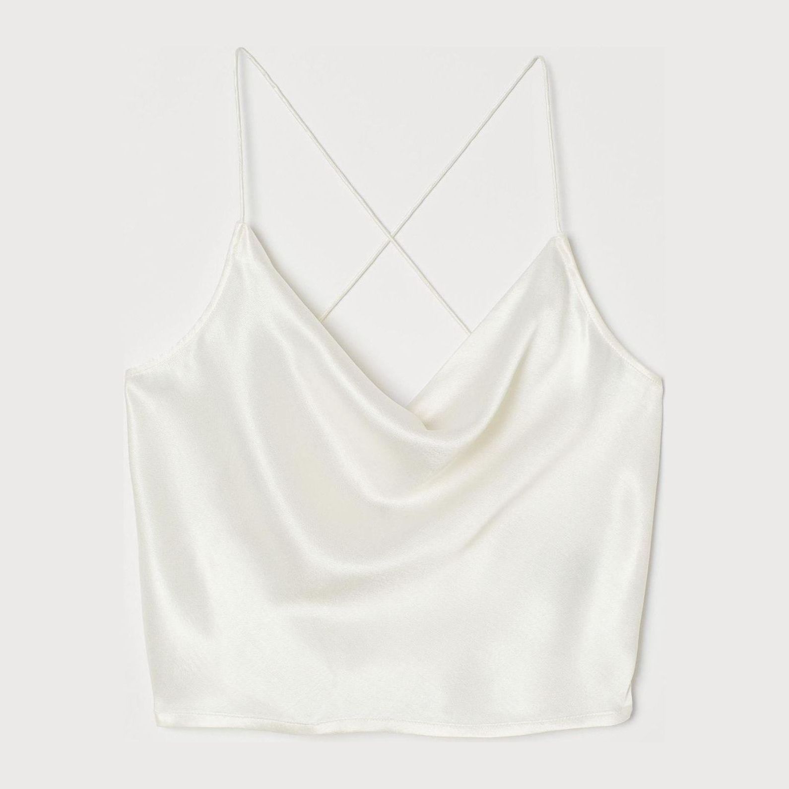 

Топ H&M 8807681-ACTS XS Белый