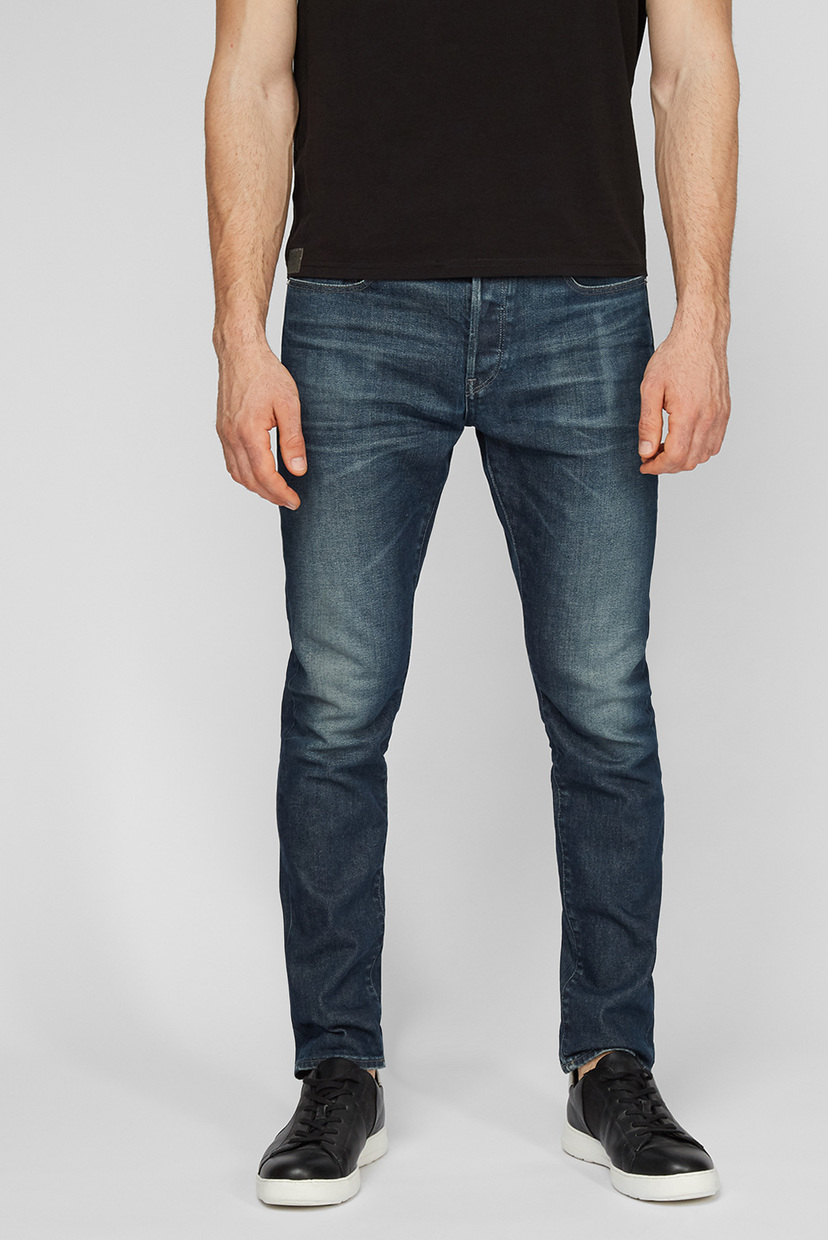 

Мужские синие джинсы 3301 Slim Selvedge G-Star RAW 32-32 51014,B454
