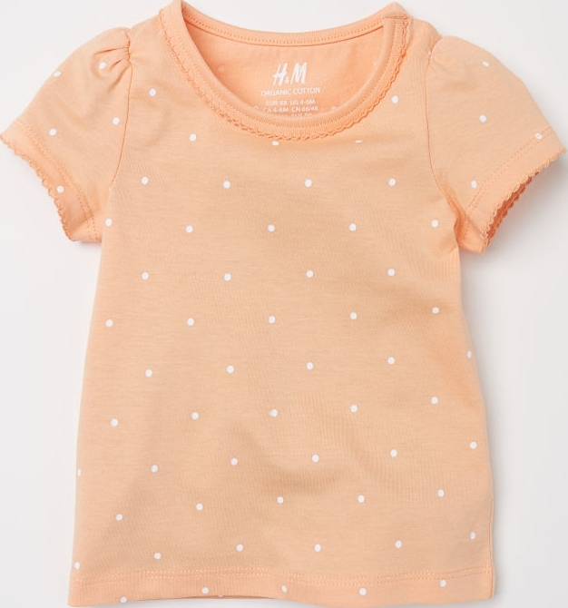 

Футболка H&M 5975617 62 см Оранжевая