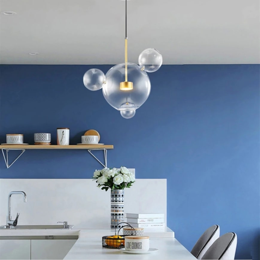 

ПОДВЕС LED BUBBLES 3+1 CLEAR D58
