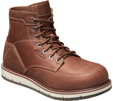 

Мужские ботинки KEEN Utility San Jose 6" Aluminum Toe Work Boot Gingerbread/Gum Leather 47.5