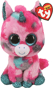 

Мягкая игрушка Розово-голубой единорог "Unicorn", 15 см - Ty Toys Beanie (20-869065)