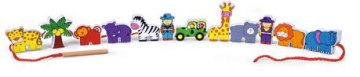 

Шнуровка "Зоопарк", 12 деталей - Viga Toys (20-358591)
