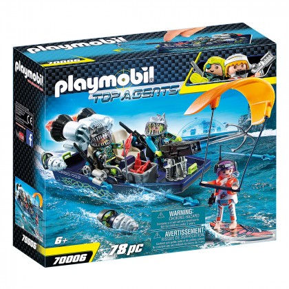 

Игровой набор Playmobil Лодка с гарпуном команды А.К.У.Л.А. (17-6336458)