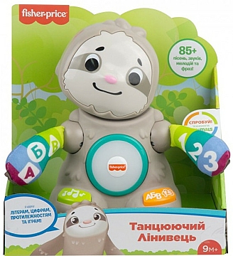 

Интерактивная игрушка "Linkimals. Танцующий ленивец", (укр.) - Fisher-Price (20-1002712)