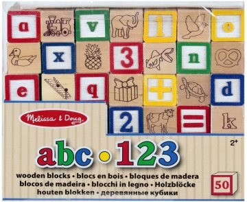 

Набор кубиков «Азбука и цифры» - Melissa&Doug (20-23507)