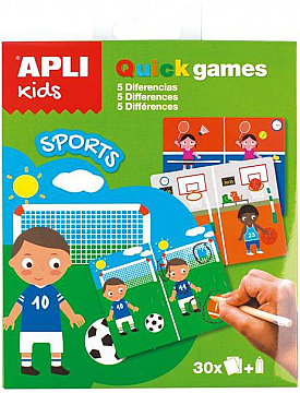 

Набор настольных игр для обучения и путешествий, Sports - ApliKids (20-846109)