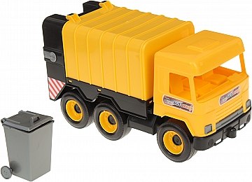 

Мусоровоз Middle Truck в коробке, желтый - Wader (20-521417)