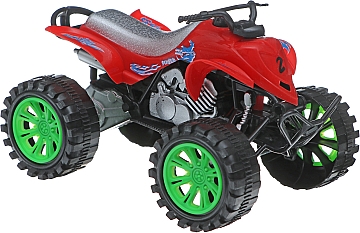 

Квадроцикл инерционный "Off-road atv", красный - Big Motors (20-279957)