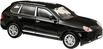 

Модель машины PORSCHE CAYENNE TURBO (1:24), черная - Welly (20-779198)