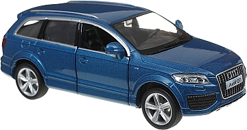

Автомодель Audi Q7 V12, 1:32, синий - Uni-Fortune (20-73301)