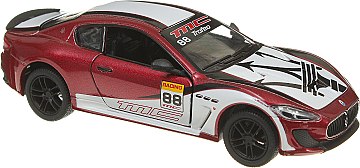 

Машина металлическая инерционная Maserati GranTurismo MC Stradale, красно-белая - Kinsmart (20-593409)