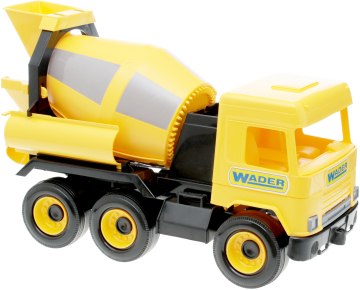 

Бетономешалка "Middle Truck" в коробке, желтая - Wader (20-532403)