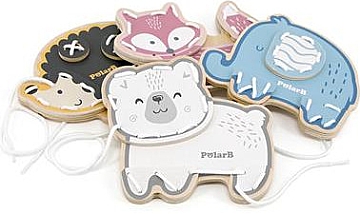 

Шнуровка PolarB "Животные" 4 элемента - Viga Toys (20-911147)