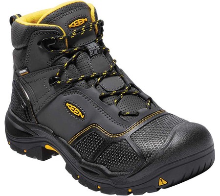 

Мужские ботинки KEEN Utility Logandale Waterproof Steel Toe Work Boot Raven/Black Synthetic 44.5