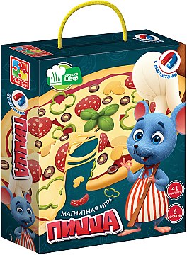 

Игра магнитная "Пицца", рус. язык - Vladi Toys (20-519379)