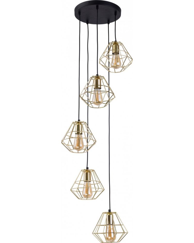 

Подвесной светильник TK Lighting 1781 Diamond gold