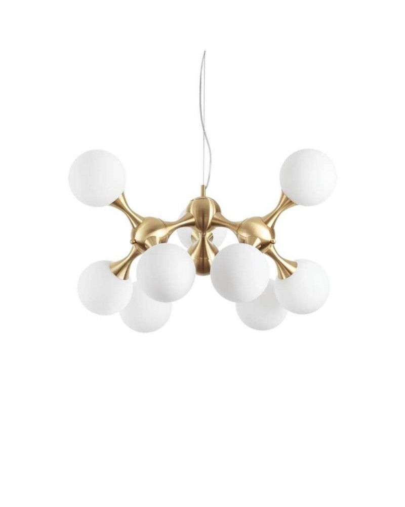 

Люстра Ideal Lux 241036 Nodi SP9 Ottone Satinato