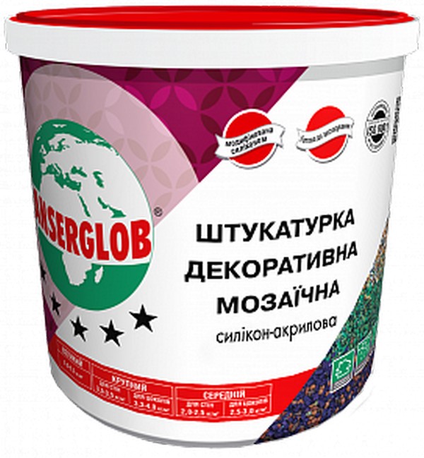 

Штукатурка мозаичная силикон-акриловая ANSERGLOB