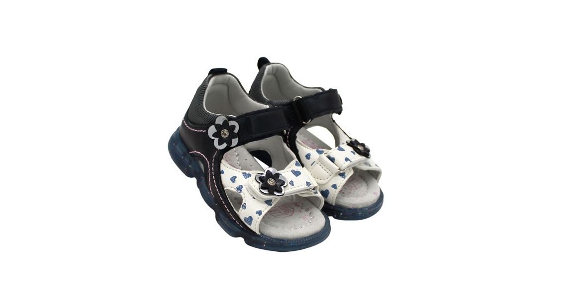 

Босоножки Kimbo 25(р) сине-белые (YF206-1-B)