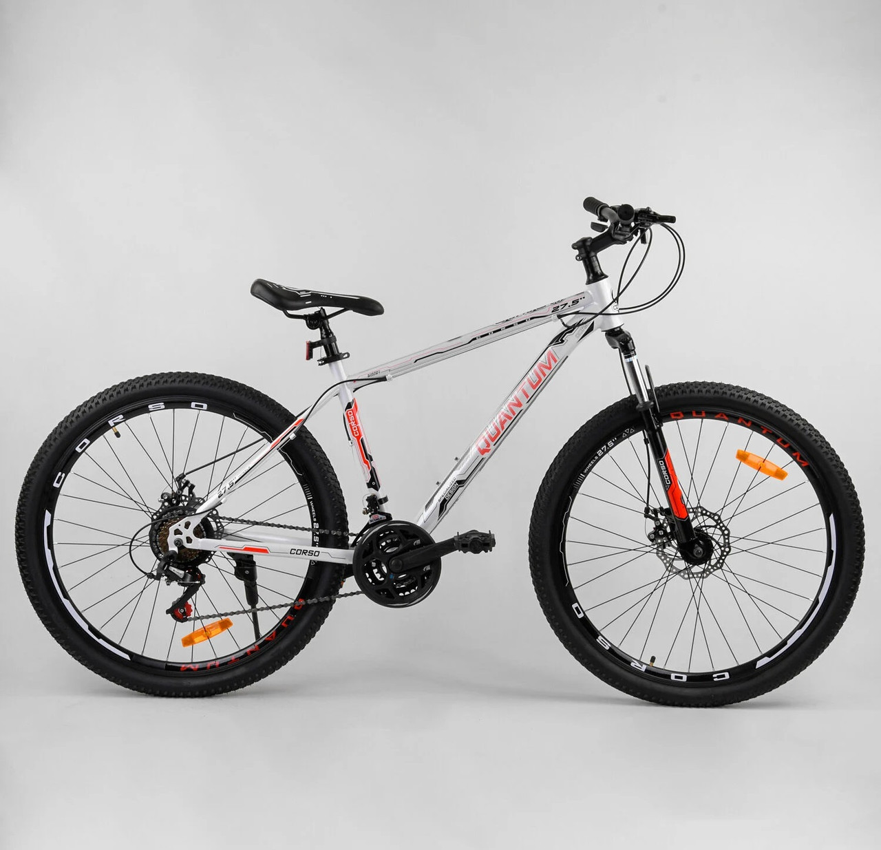 

Велосипед Спортивный Corso «QUANTUM» 27.5" 42626 белый 03550