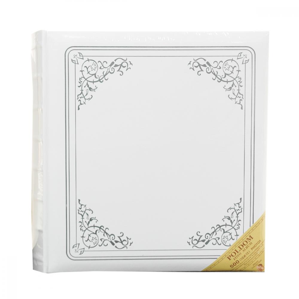 

Фотоальбом poldom традиционный 100 страниц 29х32 см (bd-100pg/cr fines-wh-s)