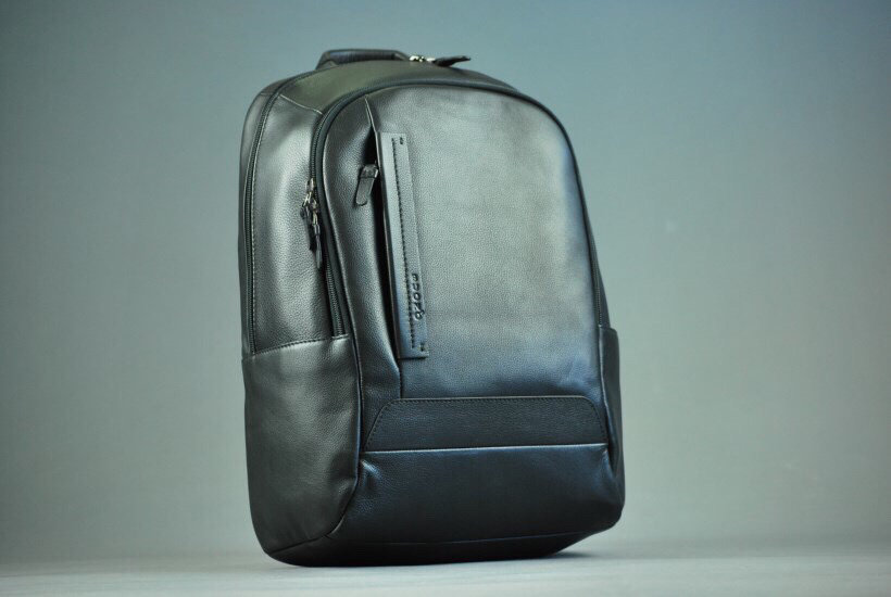 

Кожаный рюкзак Buono (11-0248 black) черный