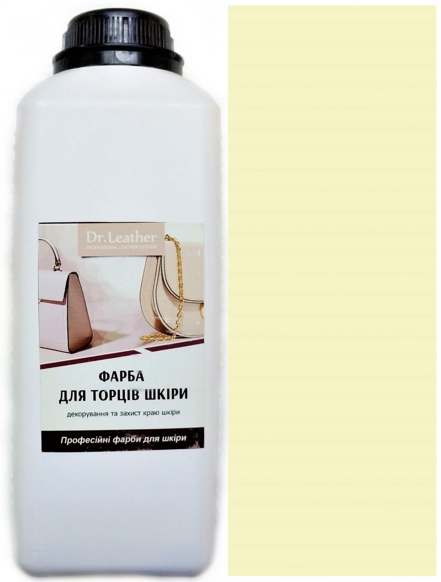 

Краска для уреза кожи DrLeather Touch Up Pigment 1л Слоновая кость