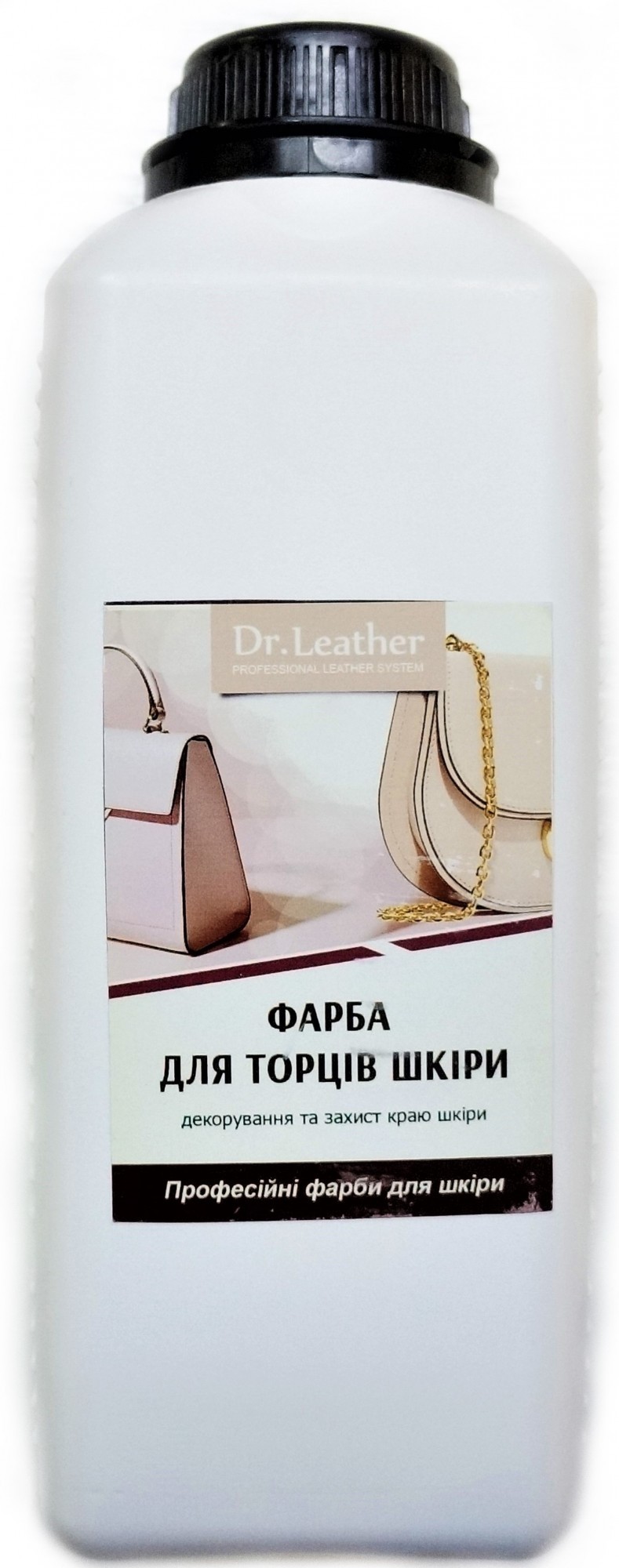 

Краска для уреза кожи DrLeather Touch Up Pigment 1л Белая