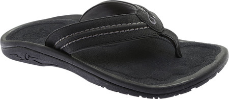 

Мужские вьетнамки, сланцы OluKai Hokua Thong Sandal Black/Dark Shadow 48