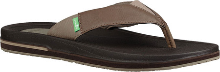

Мужские вьетнамки, сланцы Sanuk Beer Cozy 3 Thong Sandal Brown Synthetic 47