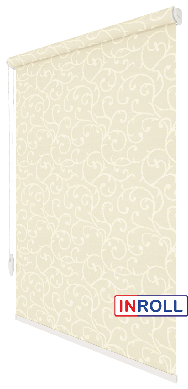 

Ролета тканевая INROLL Есо-Standart 147,5х165 см Akant Молочный 2236