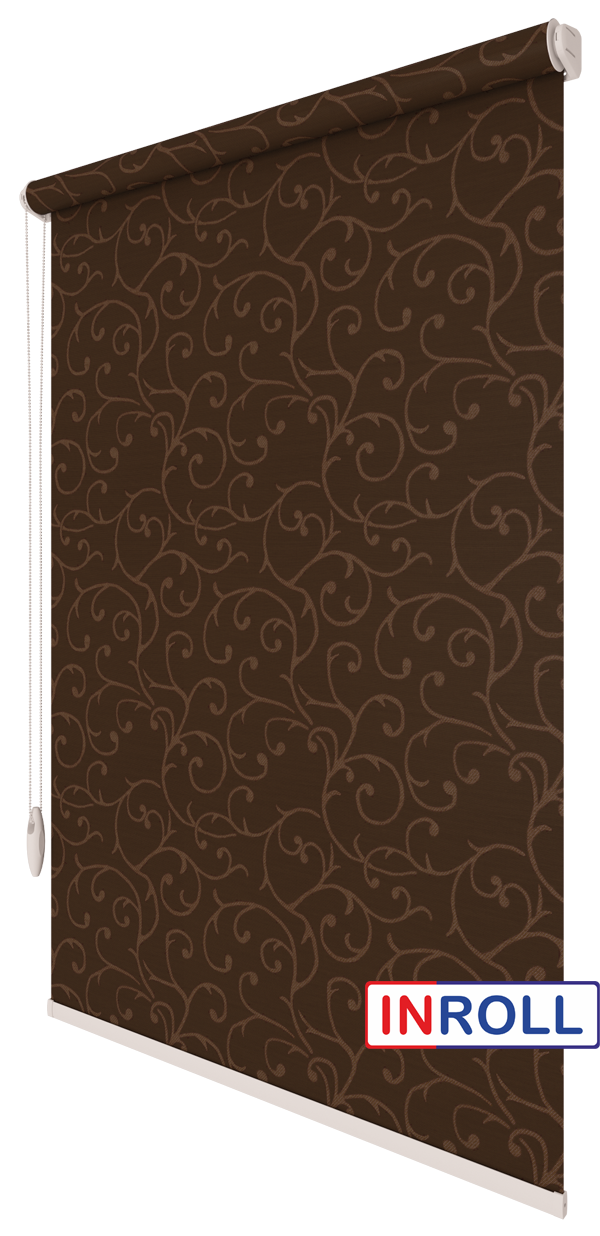 

Ролета тканевая INROLL Есо-Standart 115х165 см Akant Венге 2261