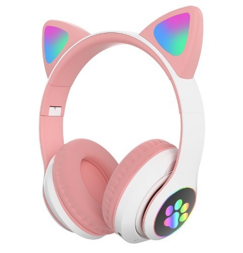 

Наушники беспроводные TUCCI STN28 PRO Детские с кошачьими ушками Bluetooth гарнитура Pink
