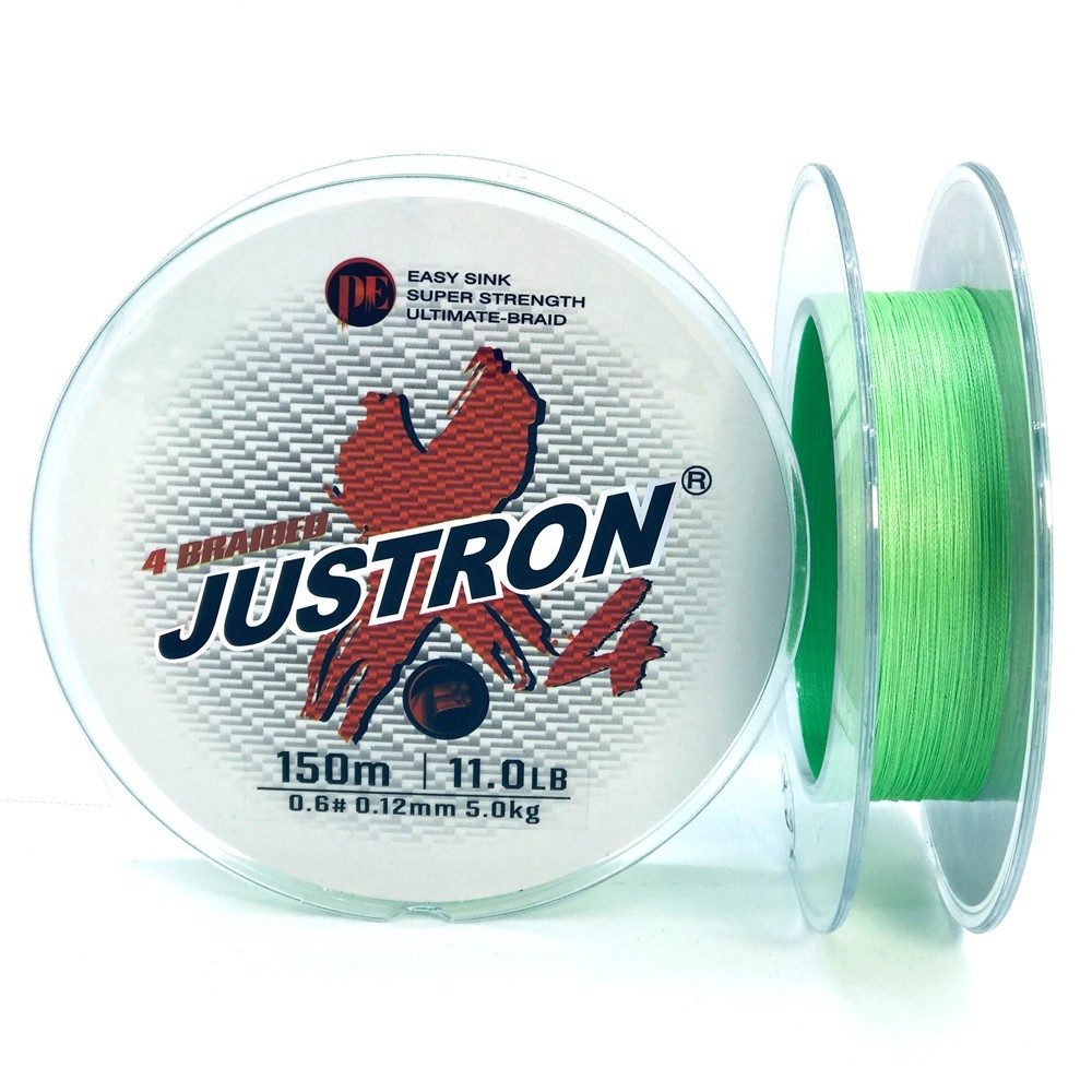 

Шнур JUSTRON PE X4 0.12мм 5кг 150м желтый